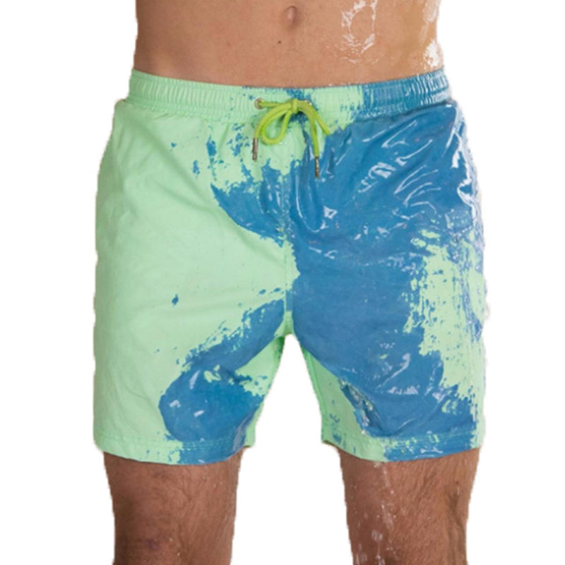 Short de plage homme magique – change de couleur au contact de l’eau