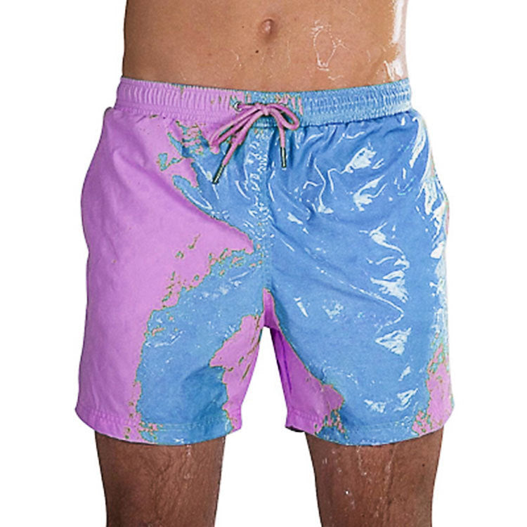 Short de plage homme magique – change de couleur au contact de l’eau