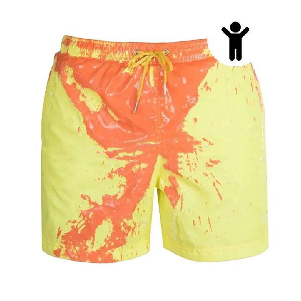 Short de plage homme magique – change de couleur au contact de l’eau