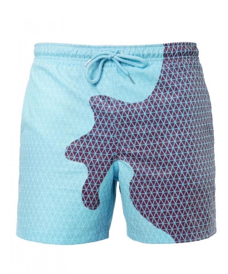 Short de plage homme magique – change de couleur au contact de l’eau