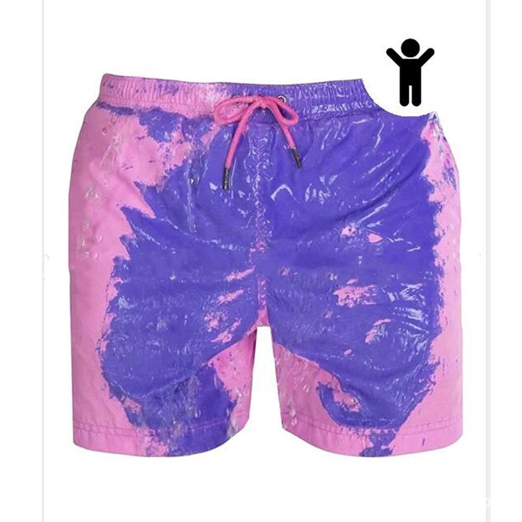 Short de plage homme magique – change de couleur au contact de l’eau
