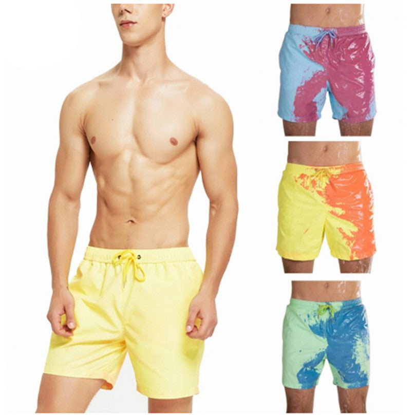 Short de plage homme magique – change de couleur au contact de l’eau