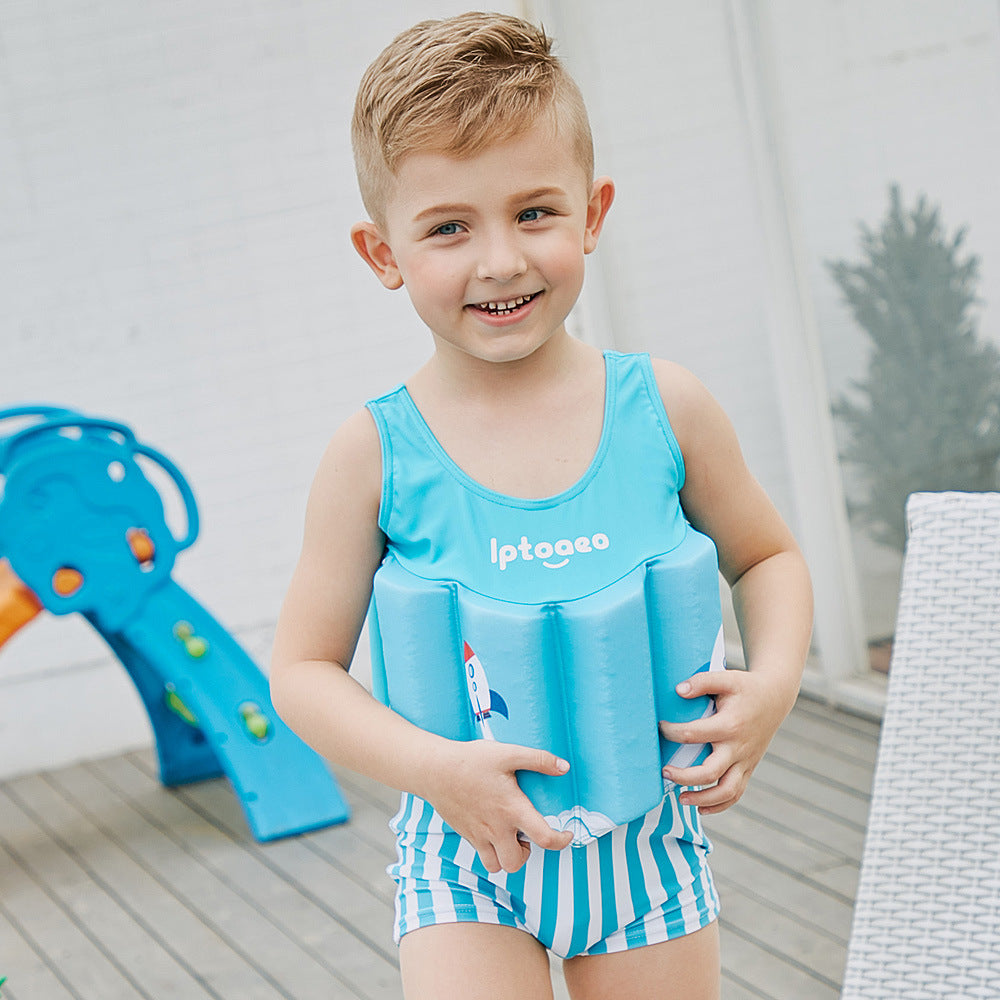 Maillot de bain bébé flottant – apprentissage natation garçon fille