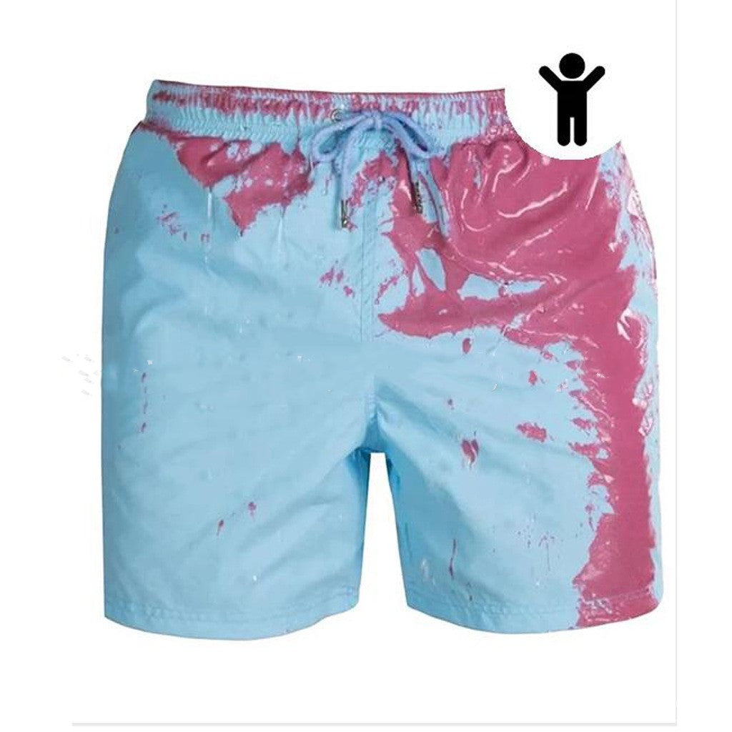 Short de plage homme magique – change de couleur au contact de l’eau