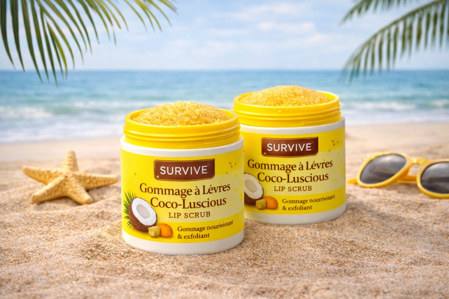 Gommage lèvres à la noix de coco – Exfoliant hydratant Coco-Luscious