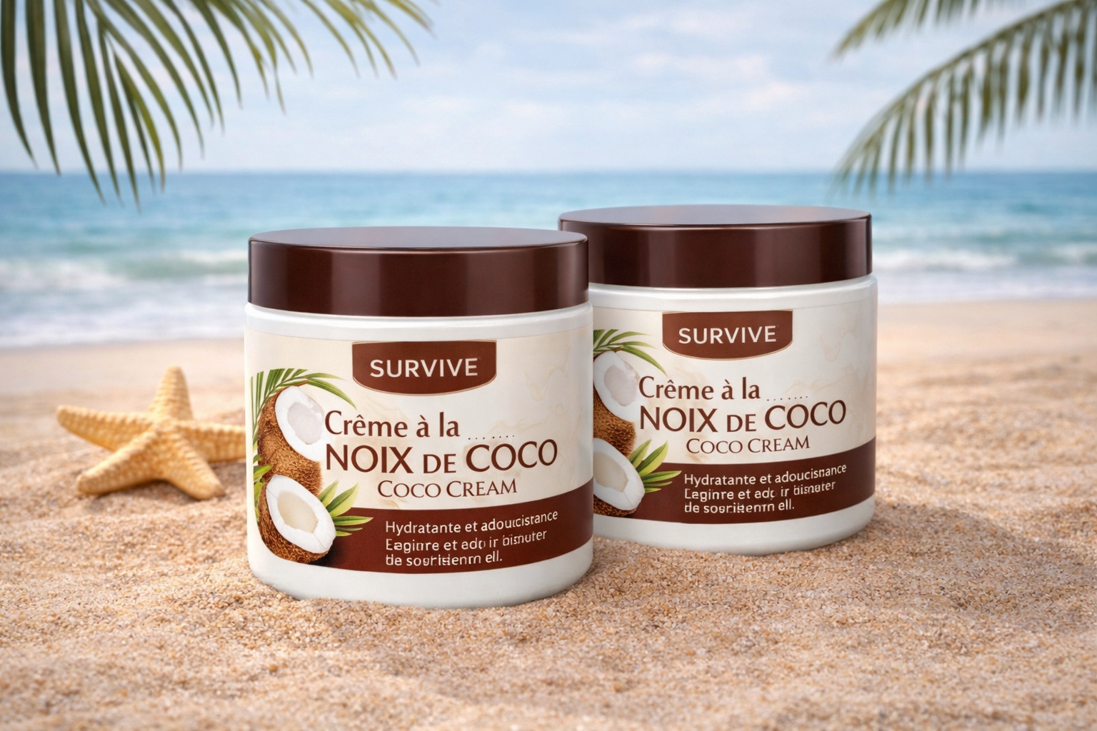 Crème à la noix de coco hydratante – Soin corps nourrissant et adoucissant