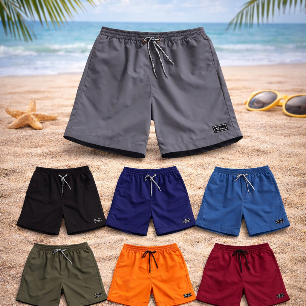 Short de bain homme confortable – séchage rapide été plage