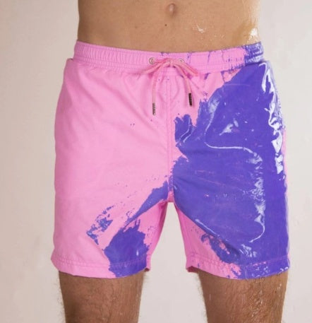 Short de plage homme magique – change de couleur au contact de l’eau